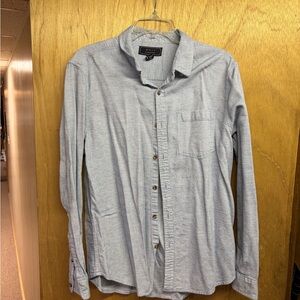 21men Light Blue Casual Button-Down Shirt